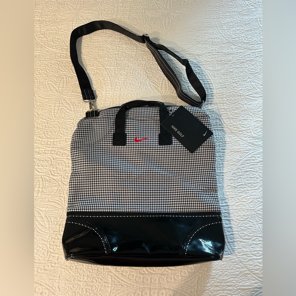 Nike Golf shoulder bag houndstooth